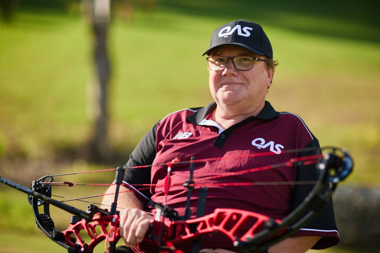 Chris David Para archery athlete
