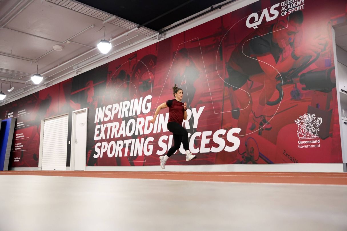 Bree Walker training at QAS