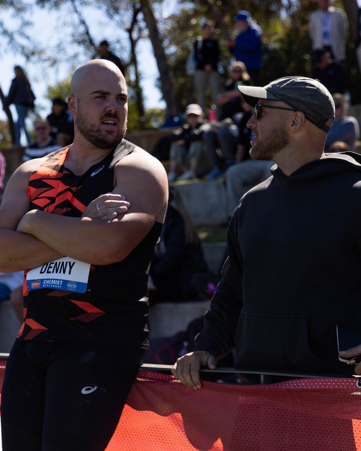 Matt Denny prepares for competition