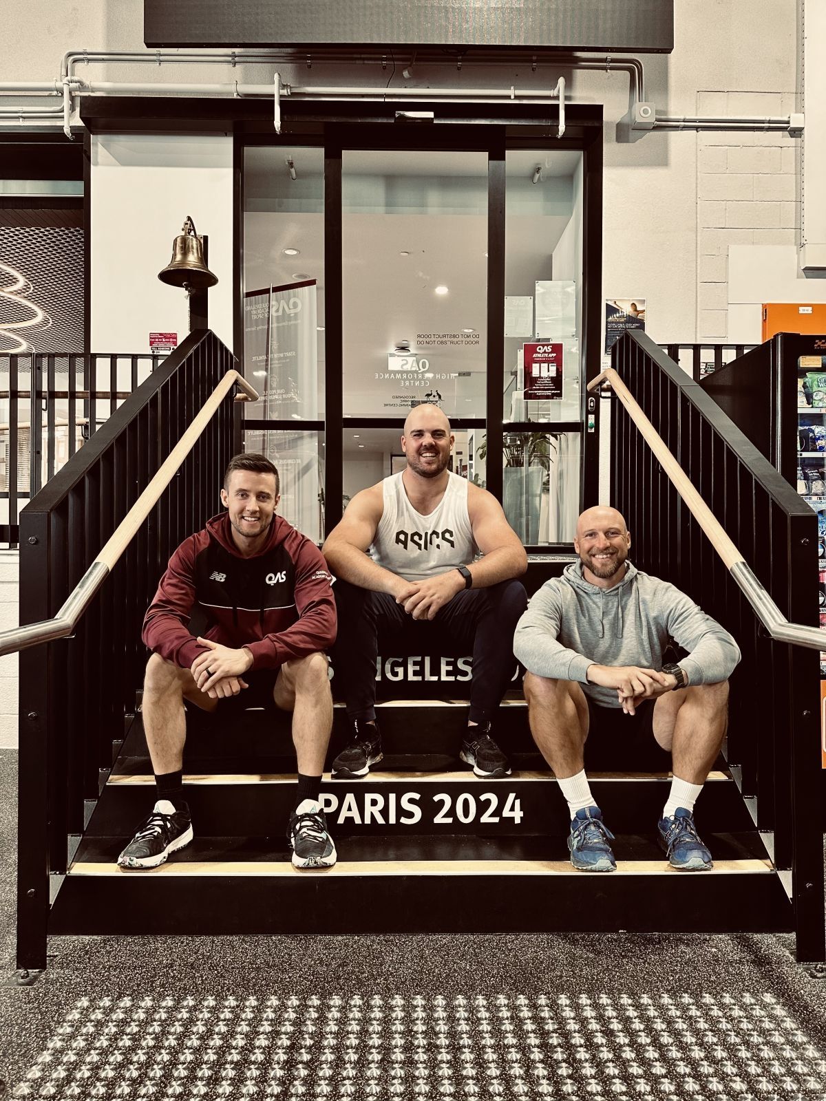 Matt Denny’s support crew at Queensland Academy of Sport