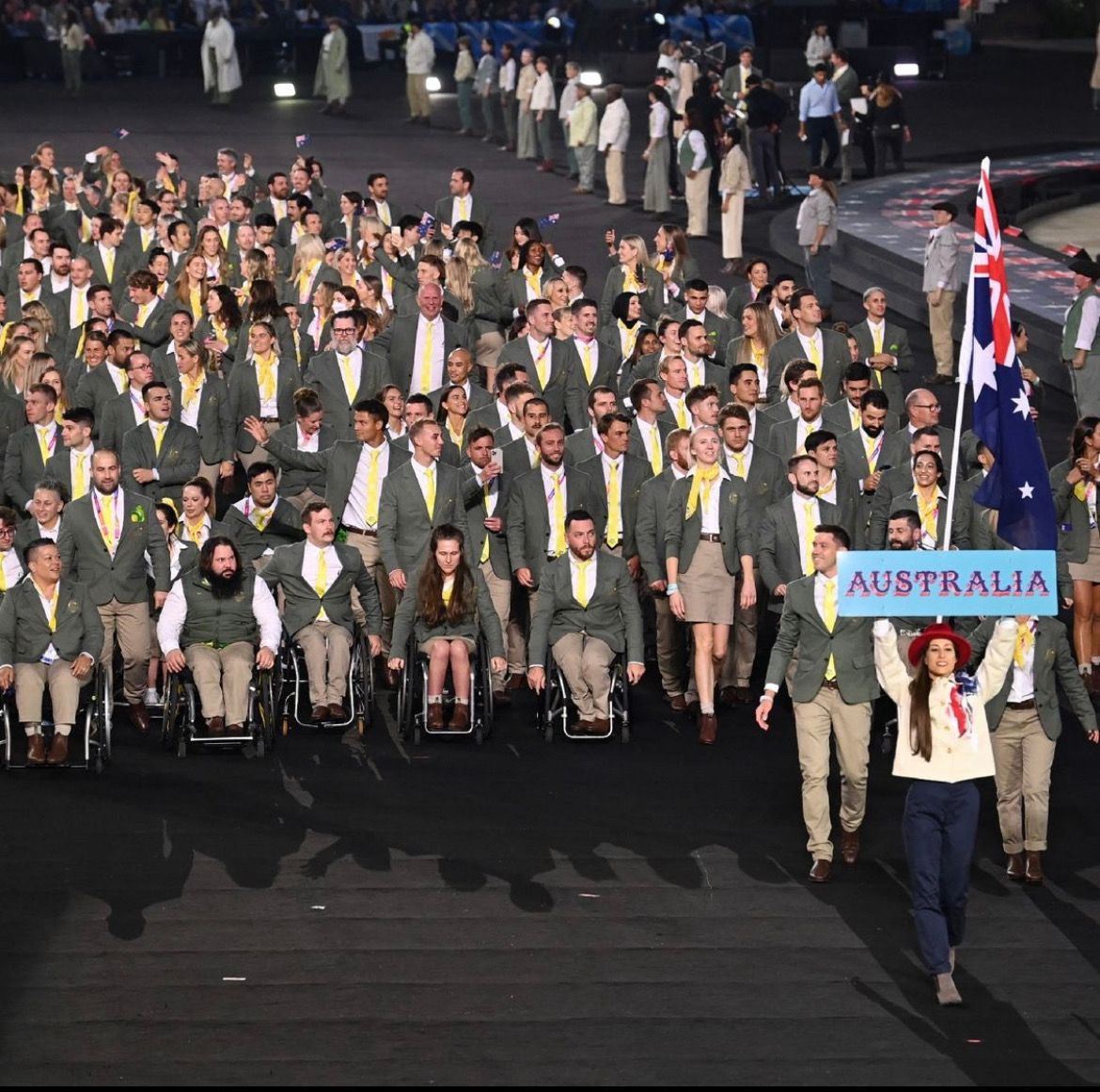 a group of people